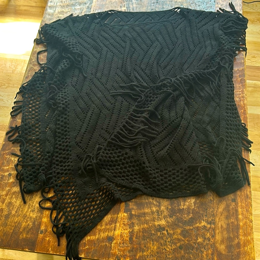 Knitted shawls (poncho)-boutique-fits all sizes - never used